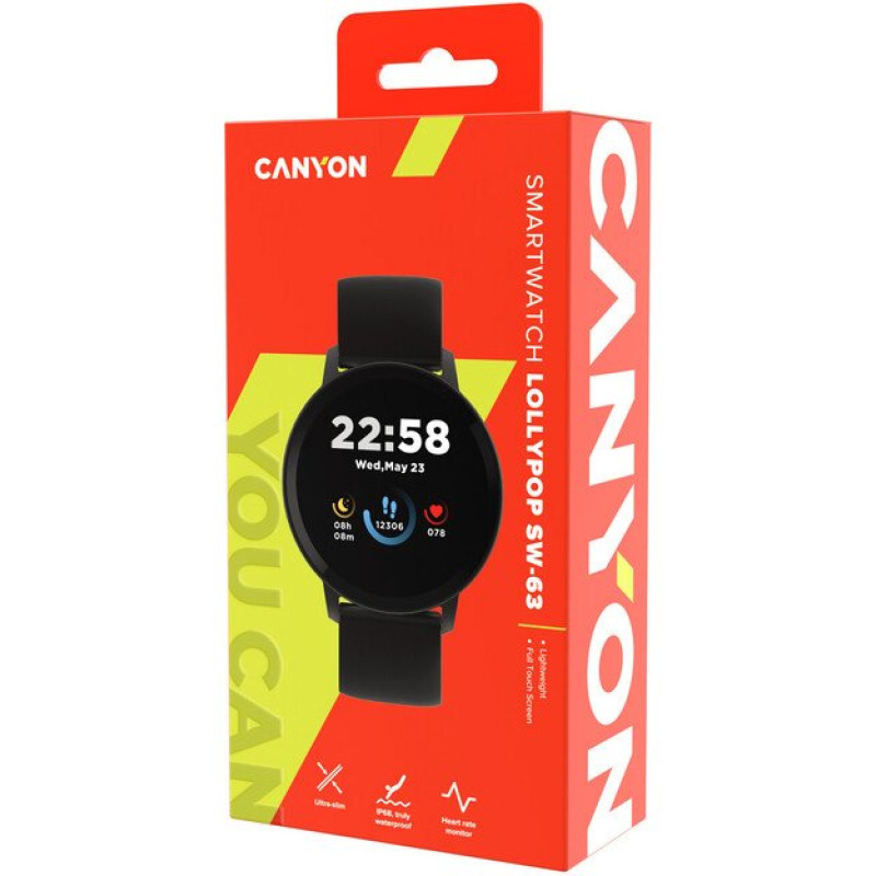 Смарт-годинник Canyon CNS-SW63BB Lollypop (CNS-SW63BB)