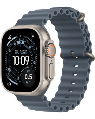 Смарт-годинник Apple Watch Ultra 3 GPS + Cellular 49mm Natural Tit. Case w. Anchor Blue Ocean Band (MEWH4QP/A)