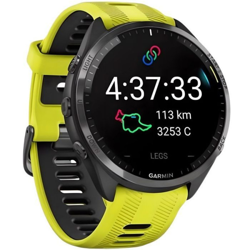 Розумний годинник Garmin Forerunner 965 Amp Yellow, (010-02809-12)