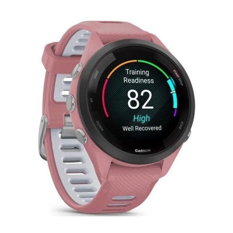 Смарт-годинник Garmin Forerunner 265S Black Bezel w.Light Pink Case and Light Pink/Whitestone S.Band