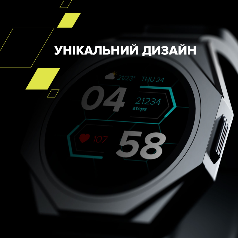 Смарт-годинник Canyon Otto SW-86 Red (CNS-SW86RR)