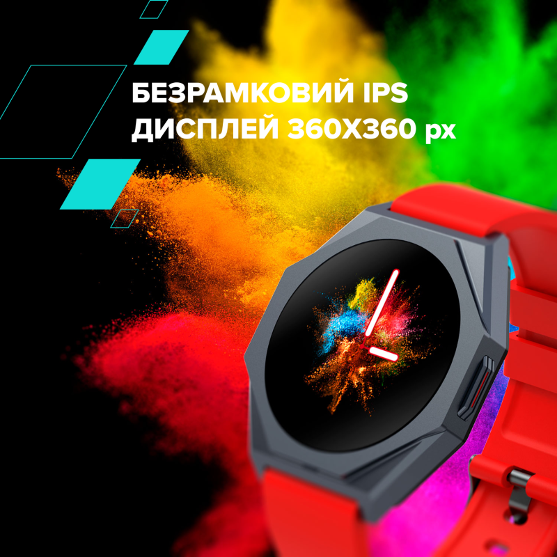 Смарт-годинник Canyon Otto SW-86 Red (CNS-SW86RR)