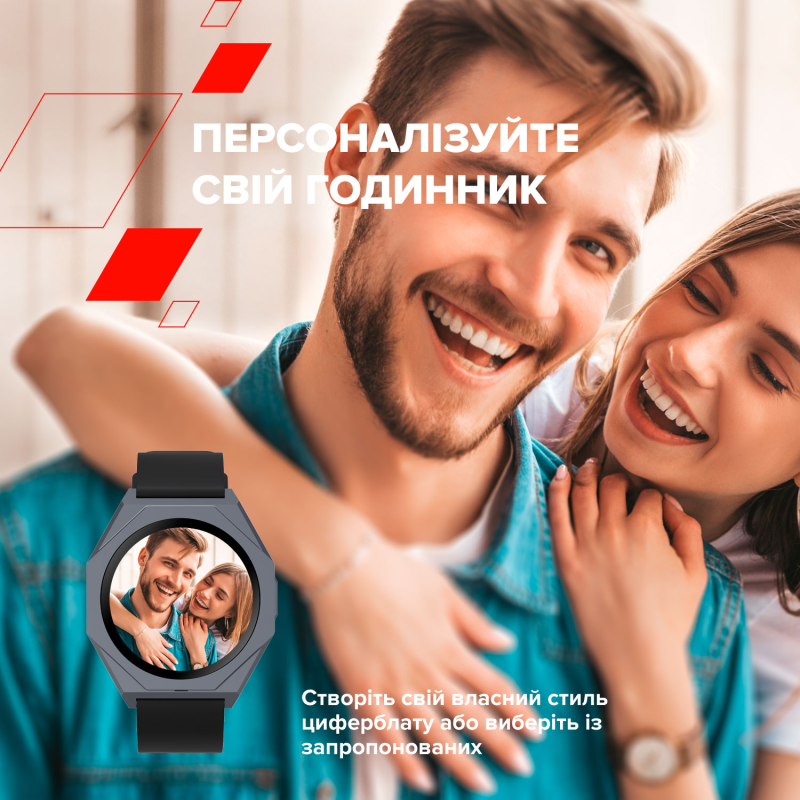 Смарт-годинник Canyon Otto SW-86 Red (CNS-SW86RR)