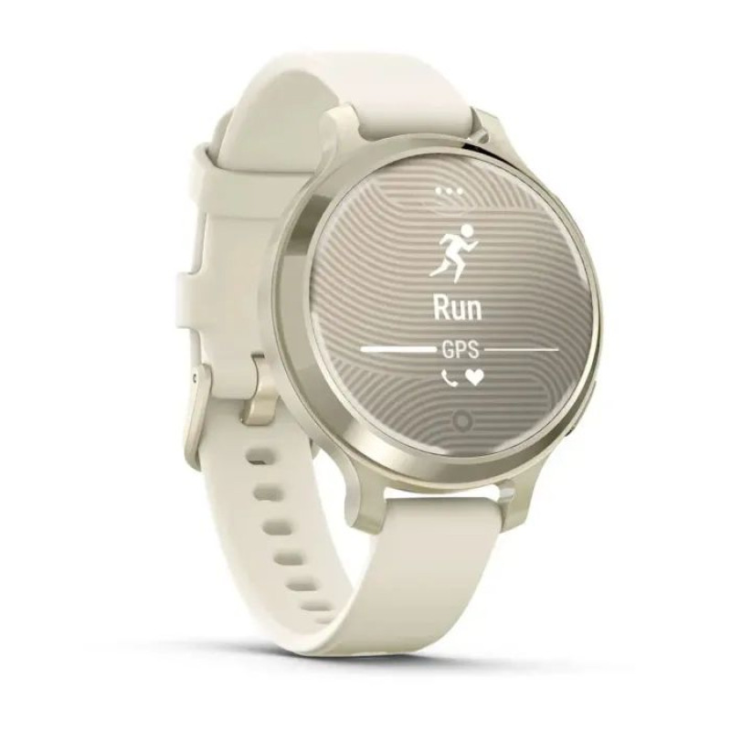 Смарт-годинник Garmin Lily 2 Active Lunar Gold with Bone Silicone Band (010-02891-00)