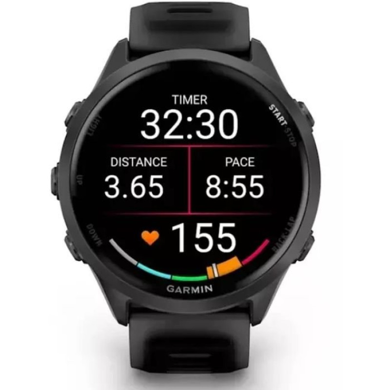 Смарт-годинник Garmin Forerunner 570 47mm Slate Gray Aluminum w. Translucent Black/Black Band (010-02971-00)