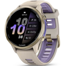 Смарт-годинник Garmin Forerunner 970 Soft Gold Titanium w.French GrayC.and French Gray/T.Indigo Band