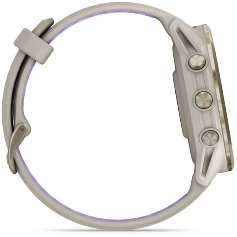 Смарт-годинник Garmin Forerunner 970 Soft Gold Titanium w.French GrayC.and French Gray/T.Indigo Band