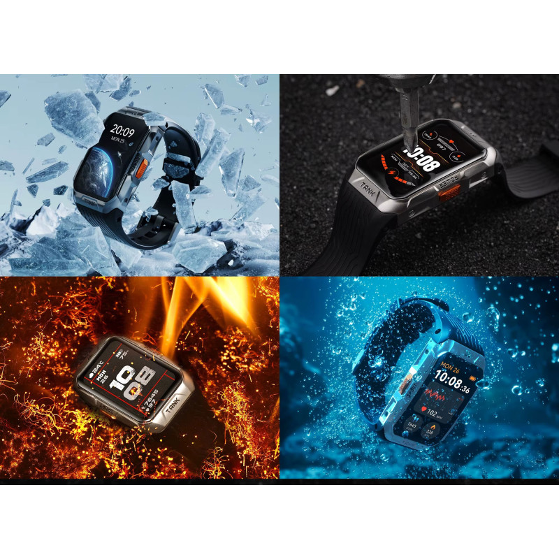 Смарт-годинник KOSPET TANK X2 ULTRA SILVER