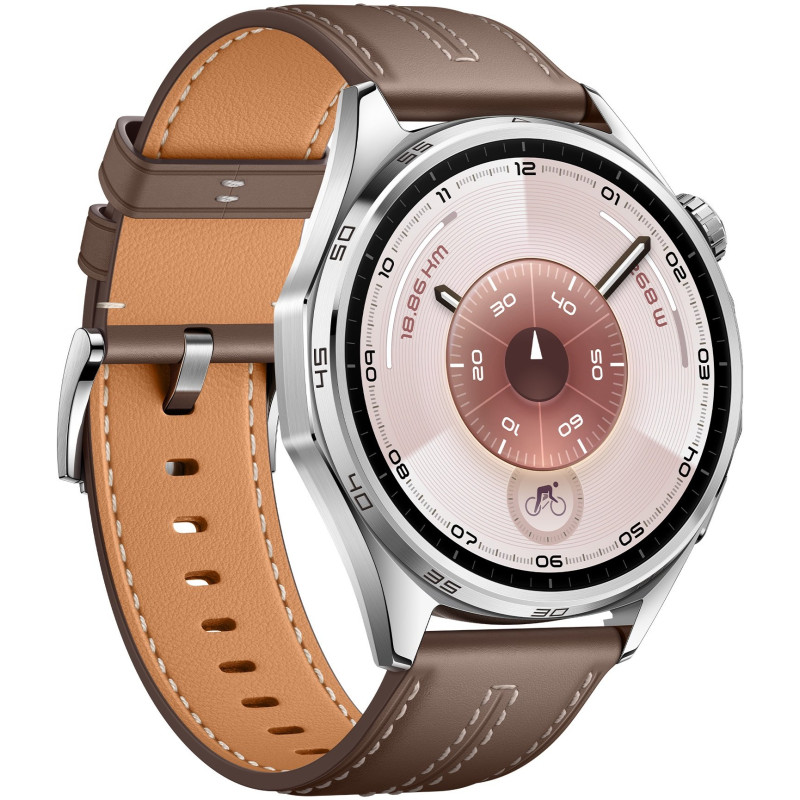 Смарт-годинник Huawei WATCH GT 6 46mm Brown Leather (55020FTW)