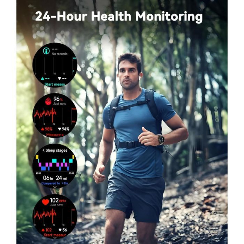 Смарт-годинник Oukitel BT12 Grey