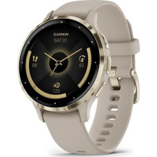 Смарт-годинник Garmin Venu 3S Soft Gold S. Steel Bezel w.French Gray Case and S. Band