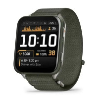 Смарт-годинник Garmin Venu X1 Moss with Titanium Caseback and Moss ComfortFit Nylon Band (010-02980-03)