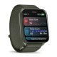 Смарт-годинник Garmin Venu X1 Moss with Titanium Caseback and Moss ComfortFit Nylon Band (010-02980-03)