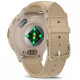 Смарт-годинник Garmin Venu3S Soft Gold S.Steel Bezel w.French GrayCase and Leather Band (010-02785-55)
