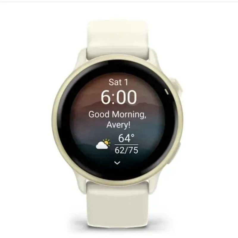Смарт-годинник Garmin Vivoactive 6 Lunar Gold with Bone Band (010-02985-01)