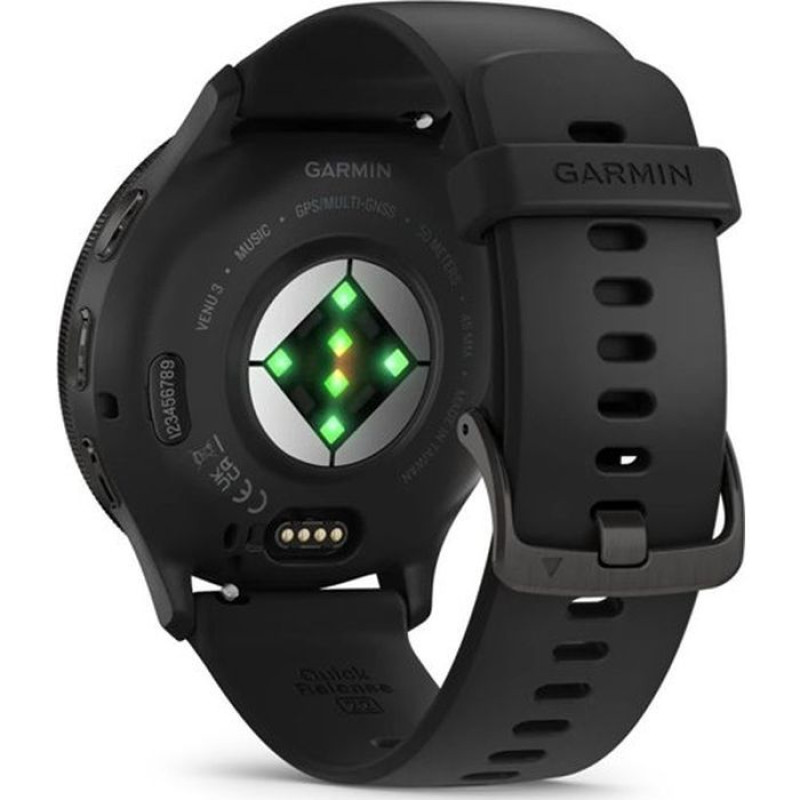 Смарт-годинник Garmin Venu 3, Black + Slate, GPS (010-02784-01)