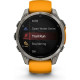 Смарт-годинник Garmin Fenix8 47mm AMOLED Sapphire Titanium w.Spark Orange/Graphite Silicone Band (010-02904-11)