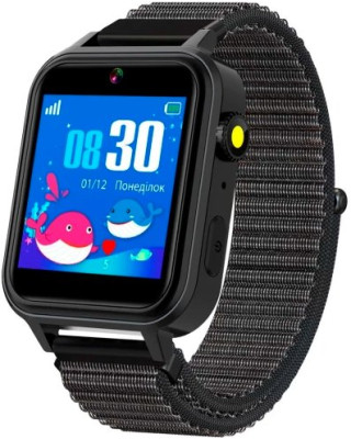 Дитячий смарт-годинник AmiGo GO10S Pro Wifi Black