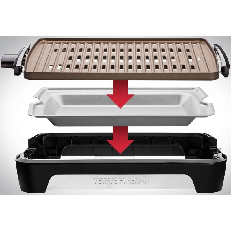 Гриль George Foreman Smokeless BBQ Grill Large 25850-56