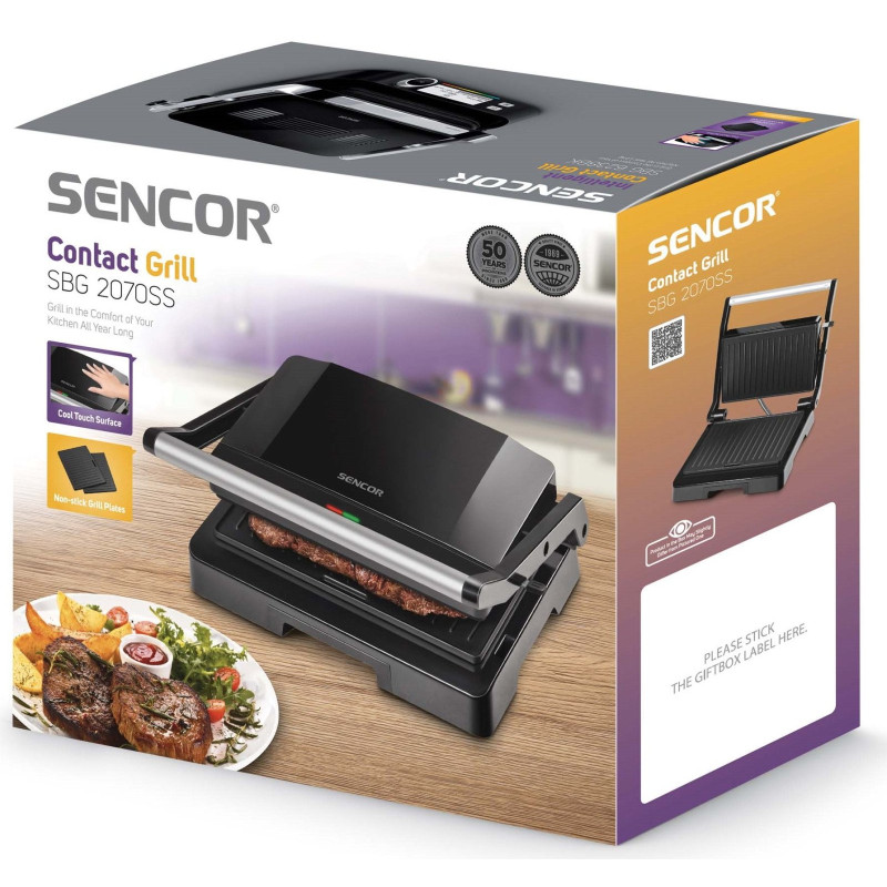 Електрогриль Sencor SBG 2070 SS