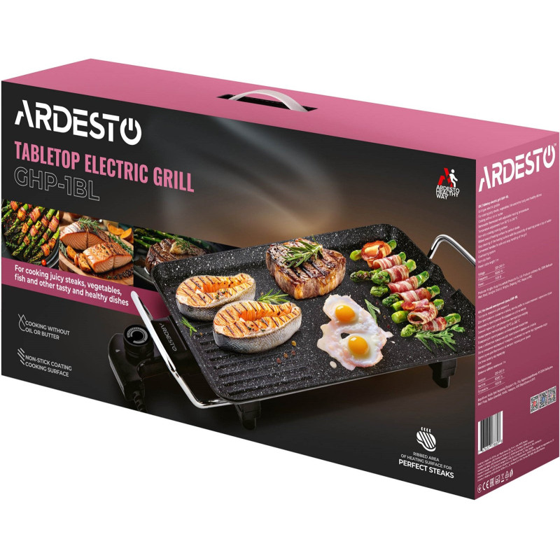 Гриль Ardesto GHP-1BL