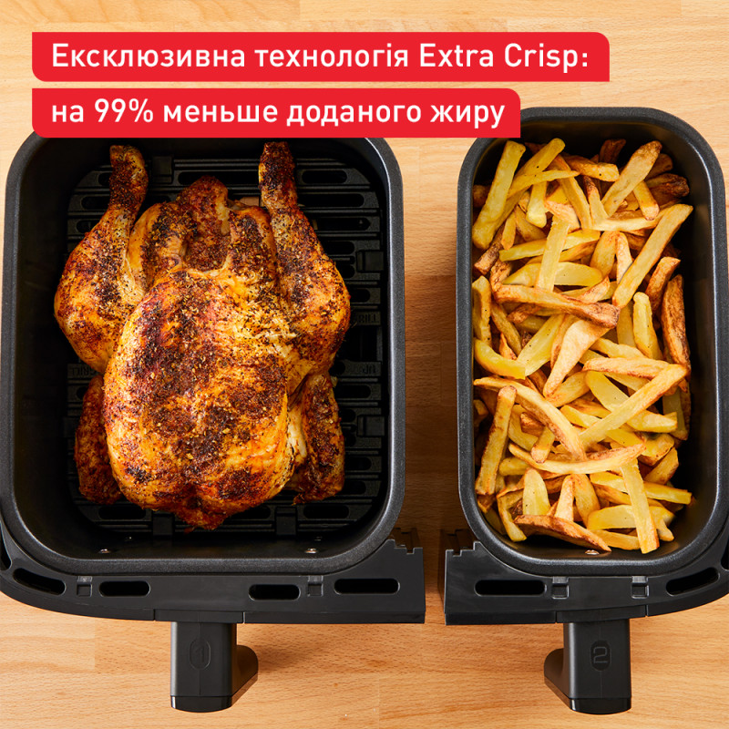 Мультипіч Tefal Dual EasyFry&Grill AirFryer EY905D10