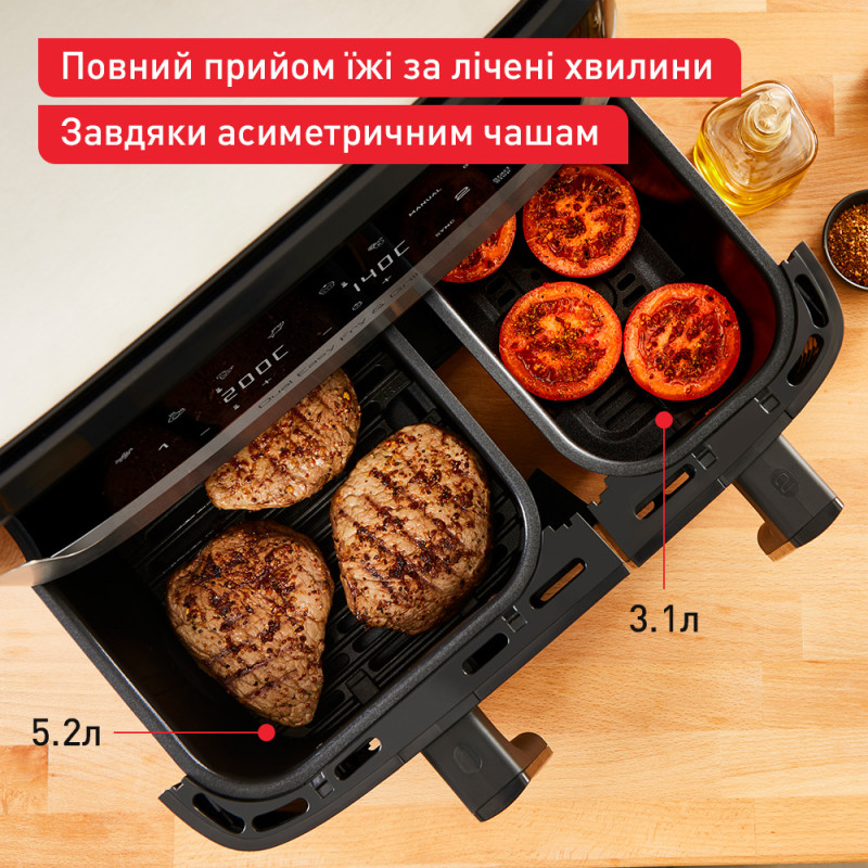 Мультипіч Tefal Dual EasyFry&Grill AirFryer EY905D10