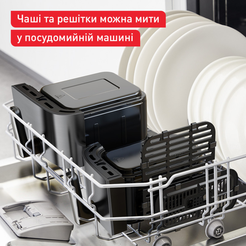 Мультипіч Tefal Dual EasyFry&Grill AirFryer EY905D10