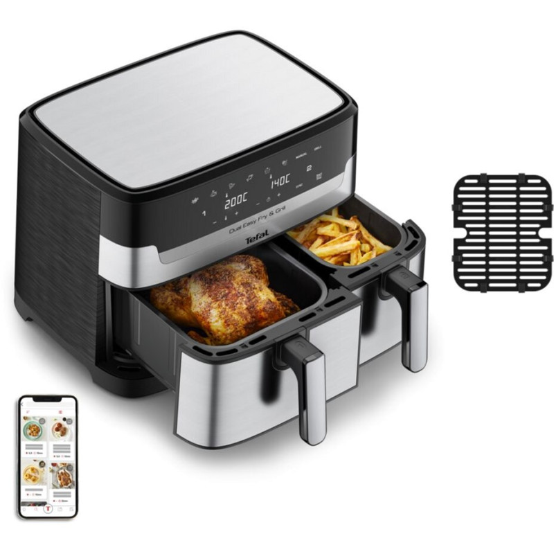 Мультипіч Tefal Dual EasyFry&Grill AirFryer EY905D10