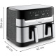 Мультипіч Tefal Dual EasyFry&Grill AirFryer EY905D10