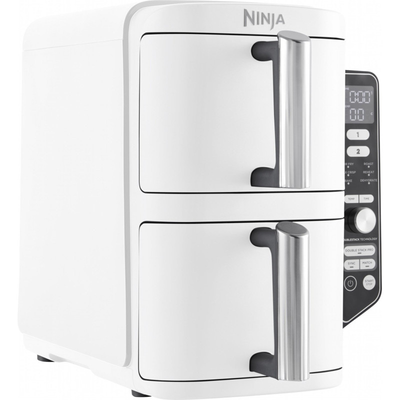 Мультифір Ninja Double Stack XL 2-рівня повітряний фритюрник 9,5 л (SL400EUWH)