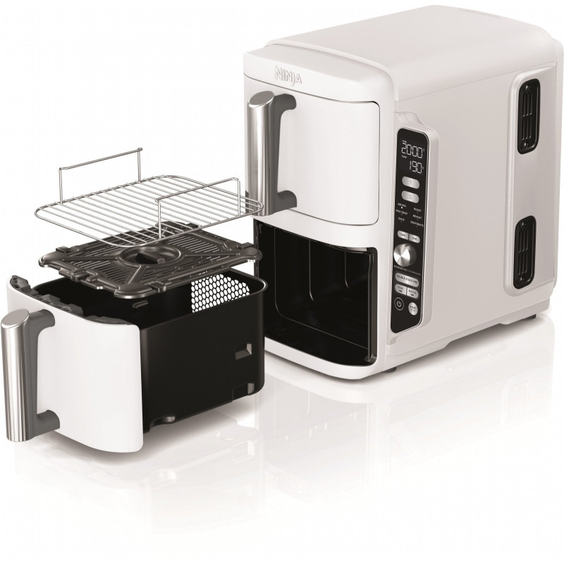 Мультифір Ninja Double Stack XL 2-рівня повітряний фритюрник 9,5 л (SL400EUWH)