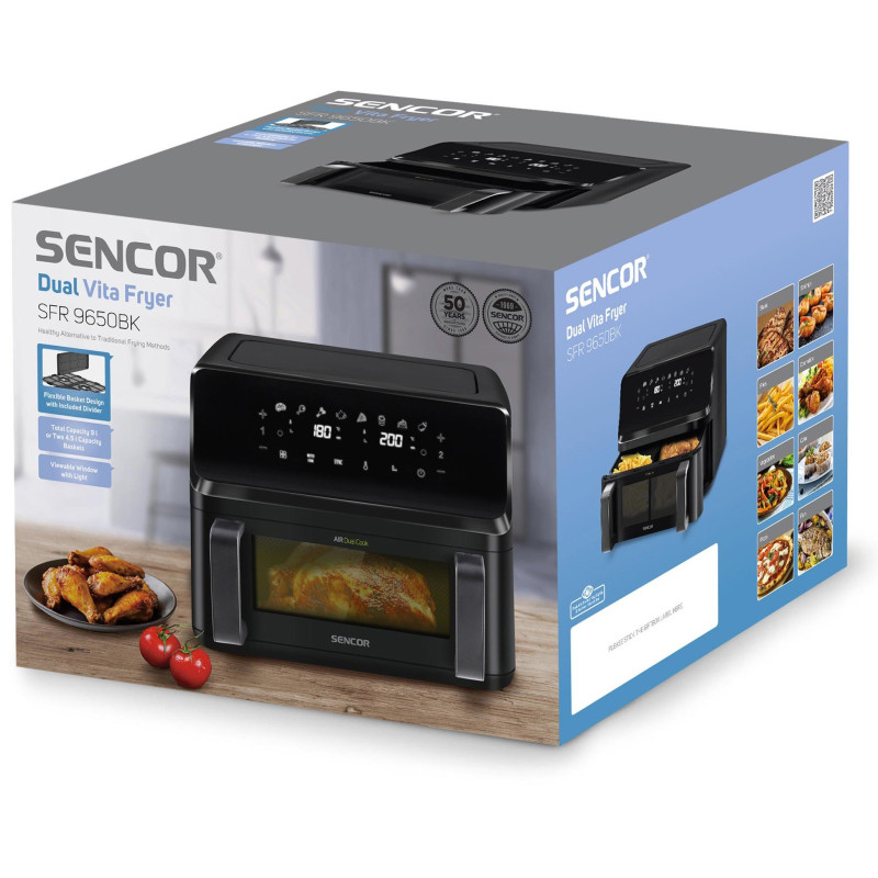 Мультипіч Sencor Dual Vita Fryer SFR 9650BK