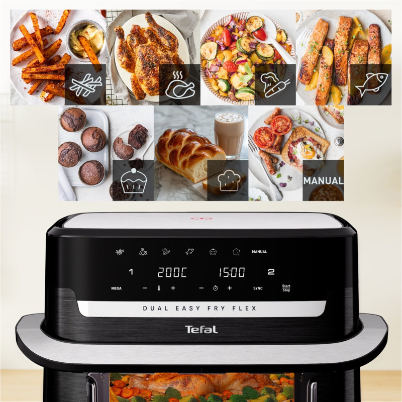 Мультипіч Tefal Dual Easy Fry Flex EY9228E0