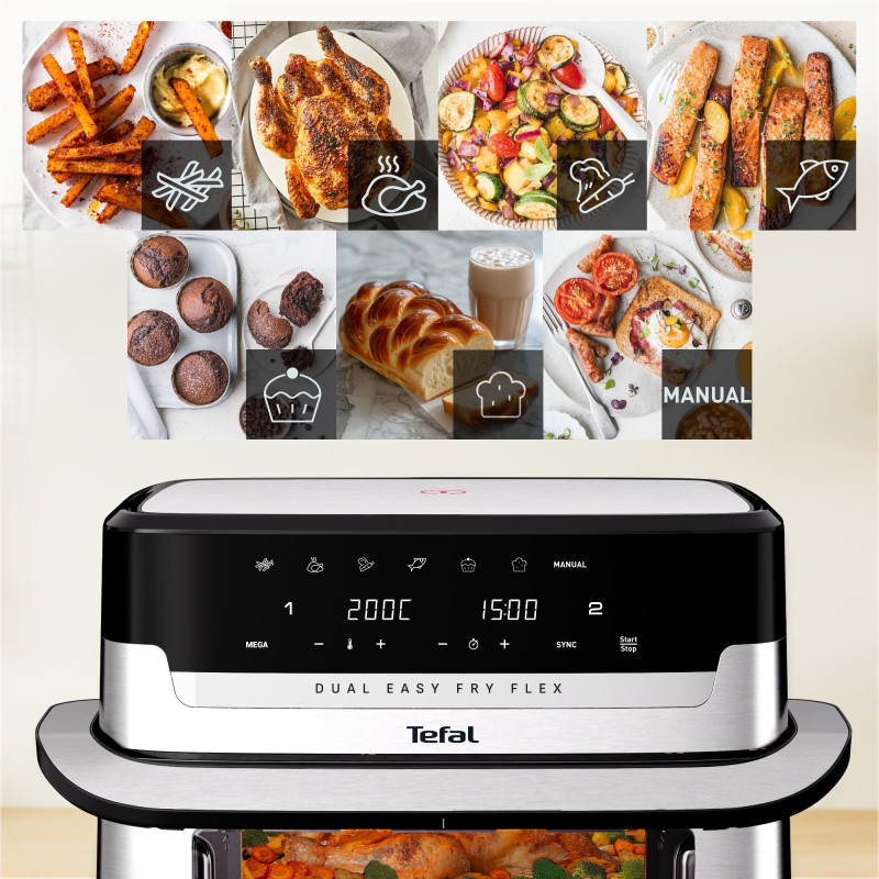 Мультипіч Tefal Dual Easy Fry Flex EY922DE0