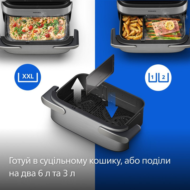 Мультипіч Philips Ovi Dual SteamFry NA565/02