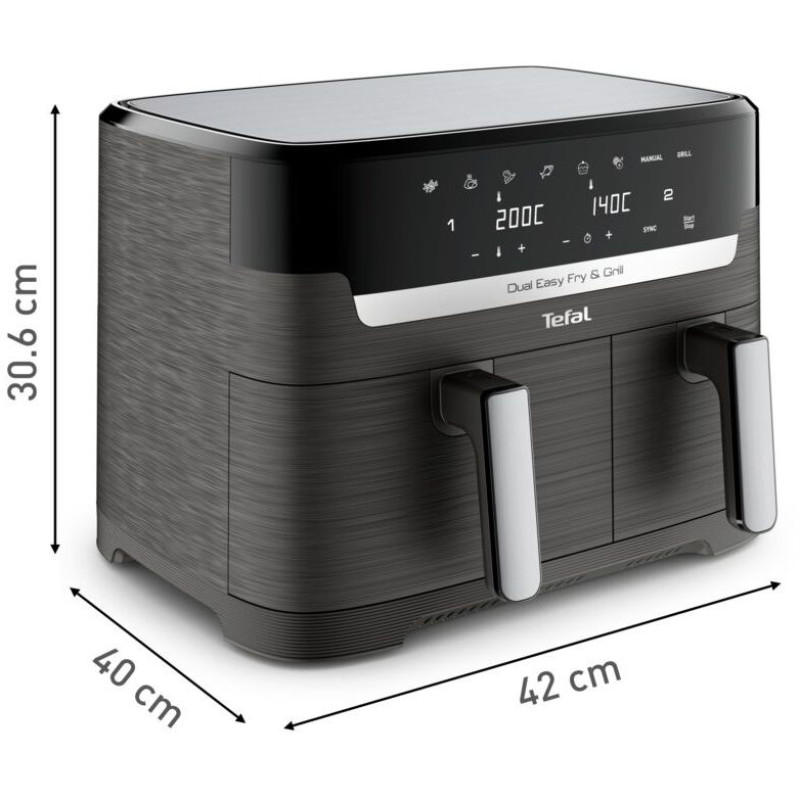 Мультипіч Tefal Dual Easy Fry&Grill Air Fryer EY905B10