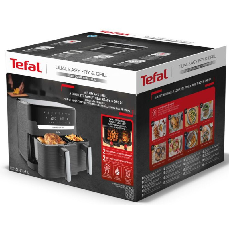 Мультипіч Tefal Dual Easy Fry&Grill Air Fryer EY905B10