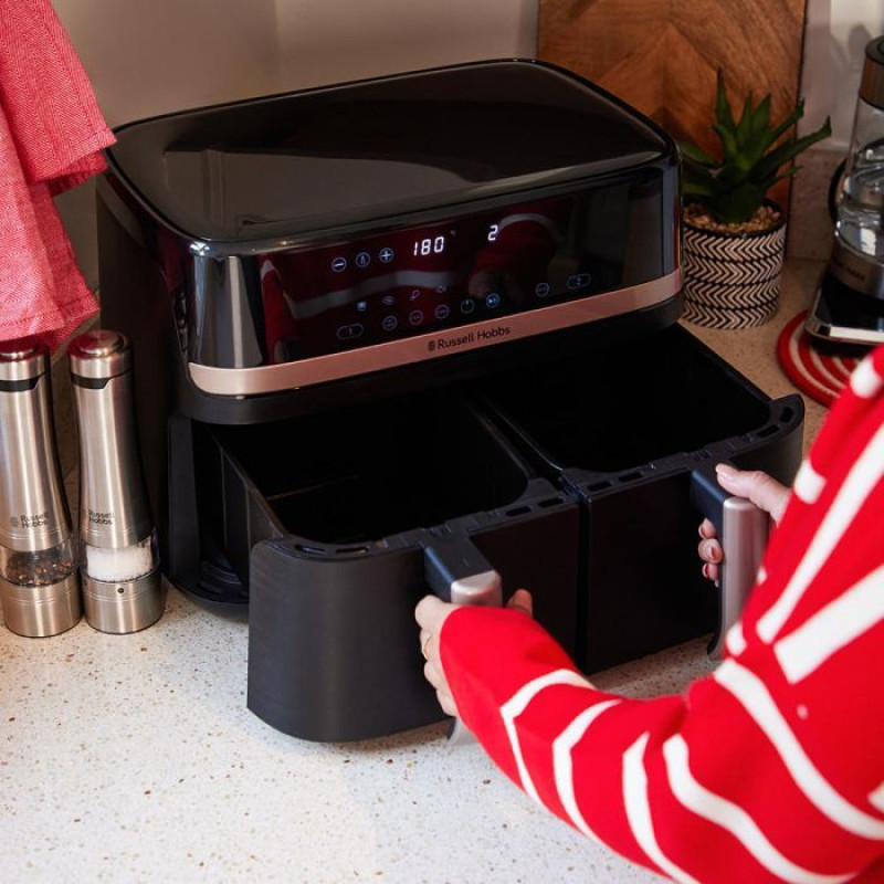 Мультипіч Russell Hobbs Satis Fry DualBaske 27680-56