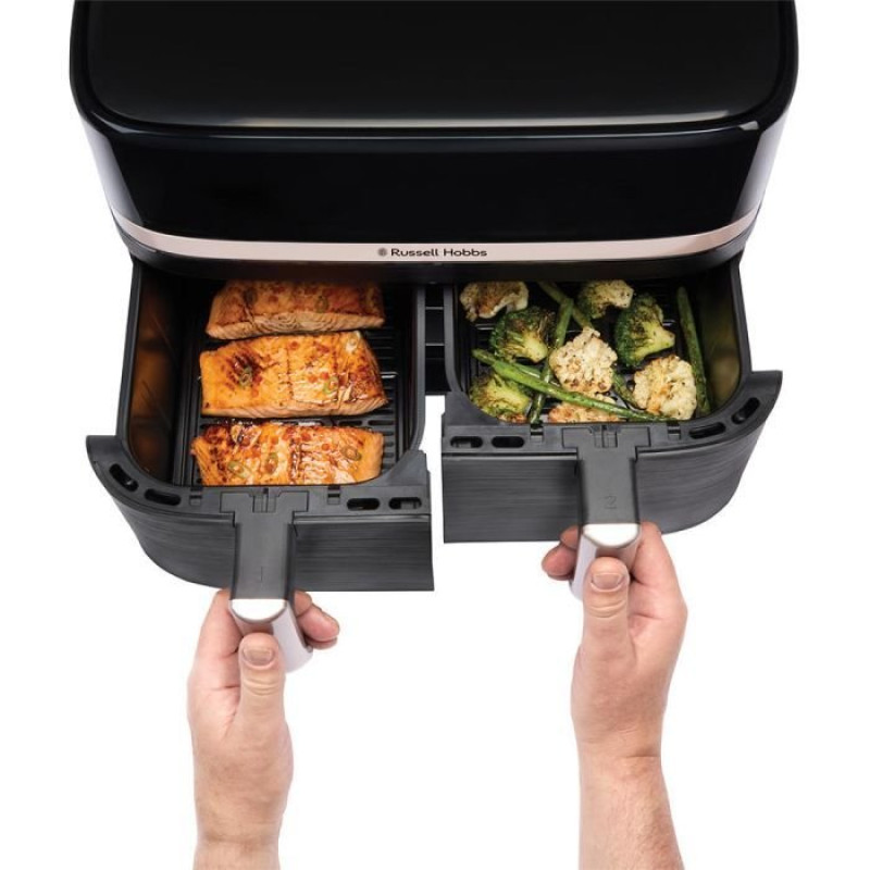 Мультипіч Russell Hobbs Satis Fry DualBaske 27680-56