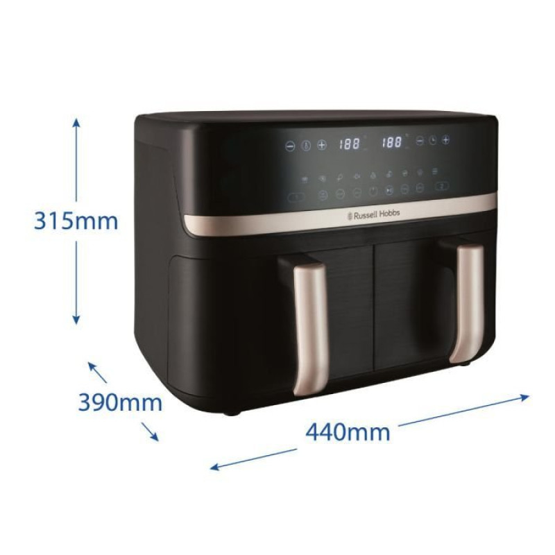 Мультипіч Russell Hobbs Satis Fry DualBaske 27680-56