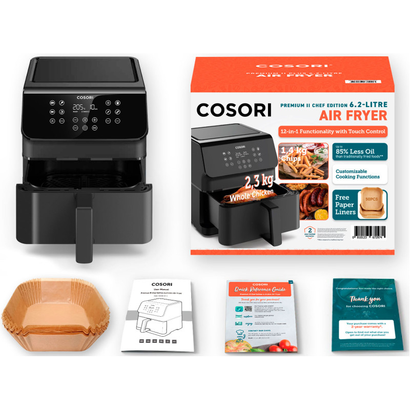 Мультипіч COSORI Premium II Chef Edition KAAPAFCSNEU0198Y