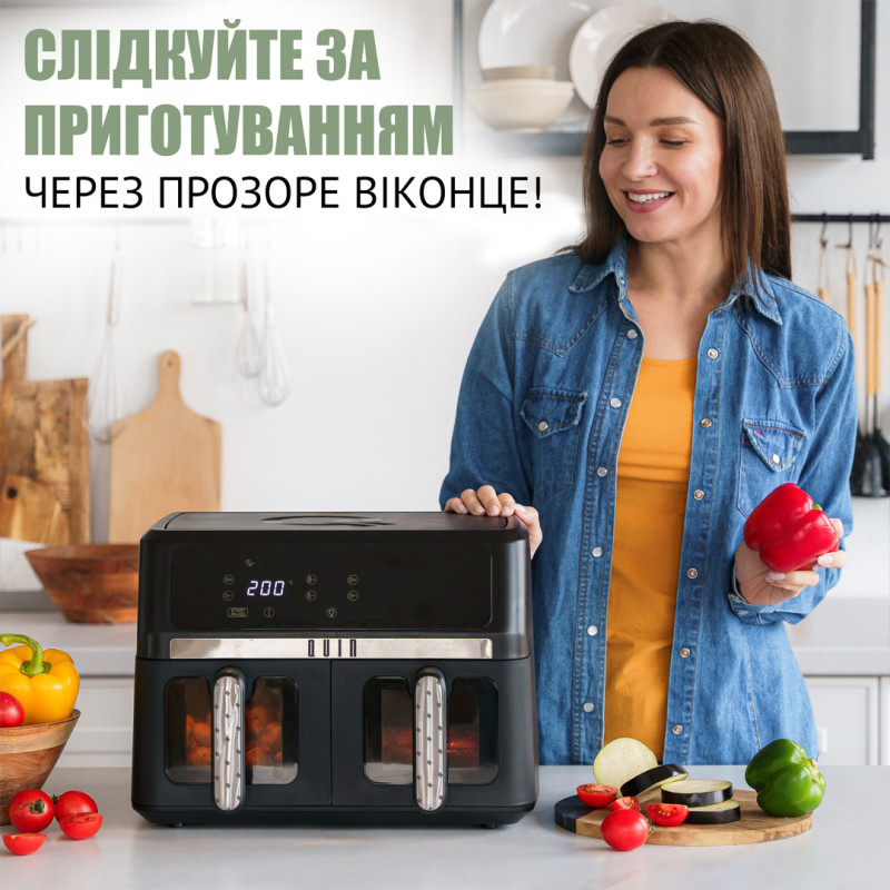Мультипіч QUIN Air Fryer Dual Zone YJ-1102AV
