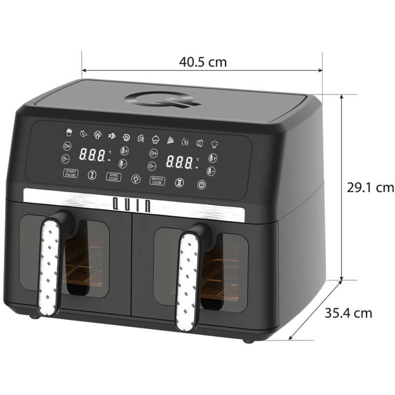 Мультипіч QUIN Air Fryer Dual Zone YJ-1102AV