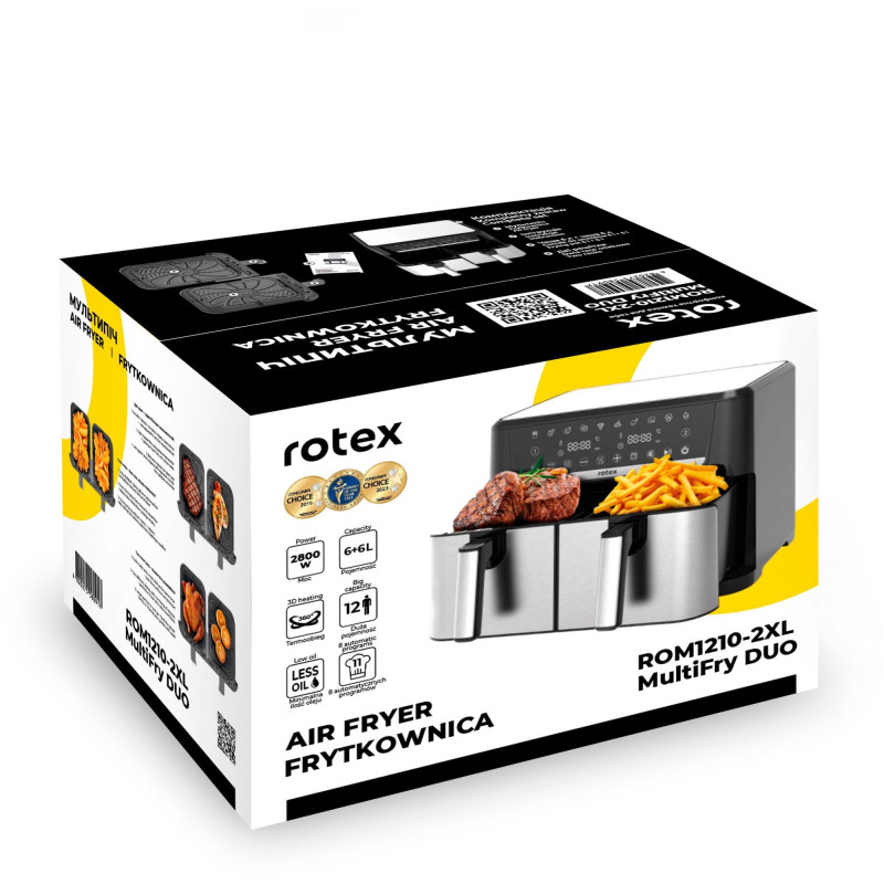 Мультипіч ROTEX ROM1210-2XL MultiFry DUO