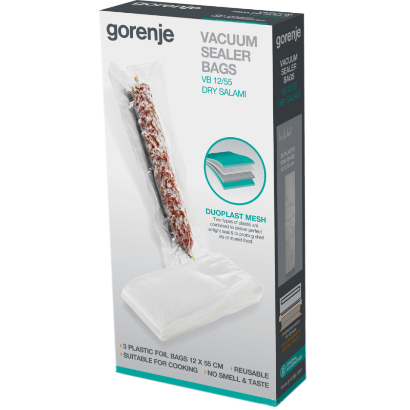 Пакети вакуумні Gorenje VB12/55 55х12см, 30 шт