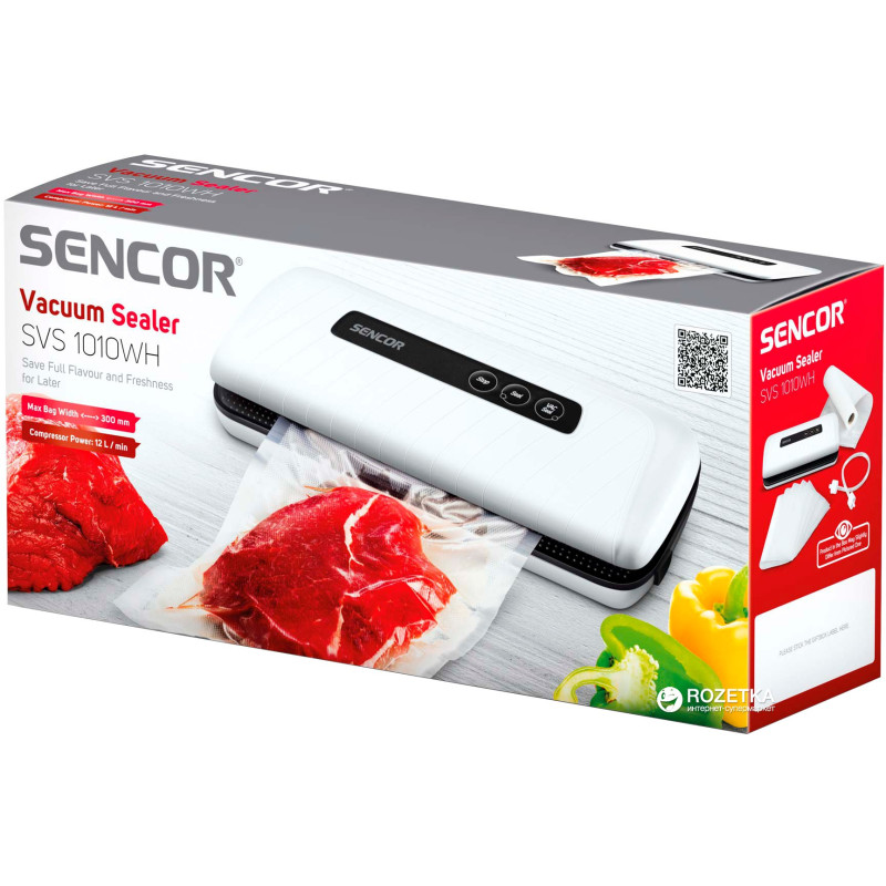 Вакуумний пакувальник Sencor SVS1010WH