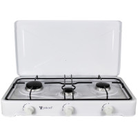 Настільна плита газова Yucel O-300-LPG-white (3-конфорки)
