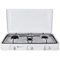 Настільна плита газова Yucel O-300-LPG-white (3-конфорки)