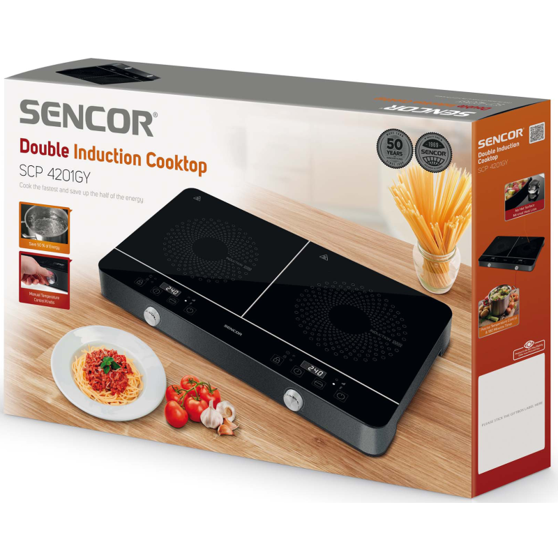 Плита настільна Sencor SCP 4201GY
